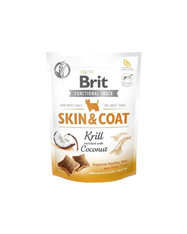139 Brit Care Functional Snack Skin&amp;Coat kryl 150g.jpg